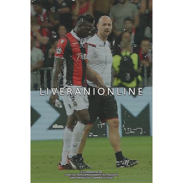 22-08-2017 NIZZA, NAPOLI PLAY OFF DI CHAMPIONS LEAGUE RITORNO NELLA FOTO: BALOTELLI MARIO FOTO MOSCA, AG.LIVERANI