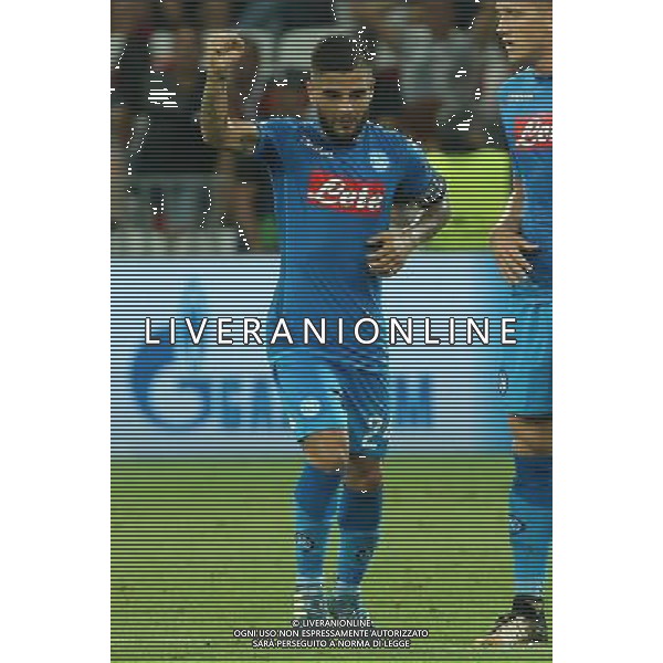 22-08-2017 NIZZA, NAPOLI PLAY OFF DI CHAMPIONS LEAGUE RITORNO NELLA FOTO: ESULTANZA INSIGNE LORENZO FOTO MOSCA AG LIVERANI
