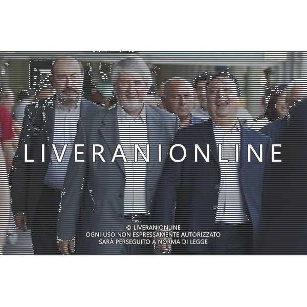 Rimini - XXXVIII Edizione Meeting per l\'Amicizia fra i Popoli 23/08/2017 nella foto: GIULIANO POLETTI Ministro del Lavoro e Dario Odifreddi ©Claudio Zamagni/Agenzia Aldo Liverani 