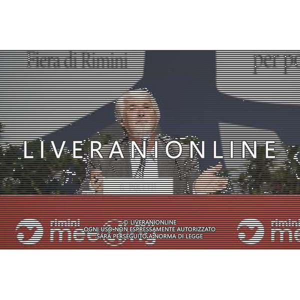 Rimini - XXXVIII Edizione Meeting per l\'Amicizia fra i Popoli 23/08/2017 nella foto: GIULIANO POLETTI Ministro del Lavoro ©Claudio Zamagni/Agenzia Aldo Liverani 