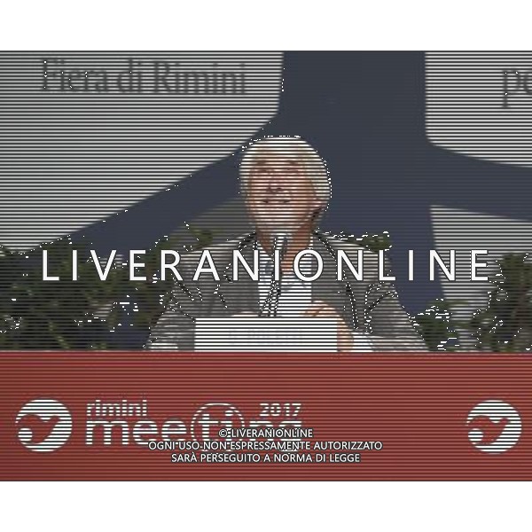 Rimini - XXXVIII Edizione Meeting per l\'Amicizia fra i Popoli 23/08/2017 nella foto: GIULIANO POLETTI Ministro del Lavoro ©Claudio Zamagni/Agenzia Aldo Liverani 