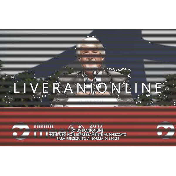 Rimini - XXXVIII Edizione Meeting per l\'Amicizia fra i Popoli 23/08/2017 nella foto: GIULIANO POLETTI Ministro del Lavoro ©Claudio Zamagni/Agenzia Aldo Liverani 