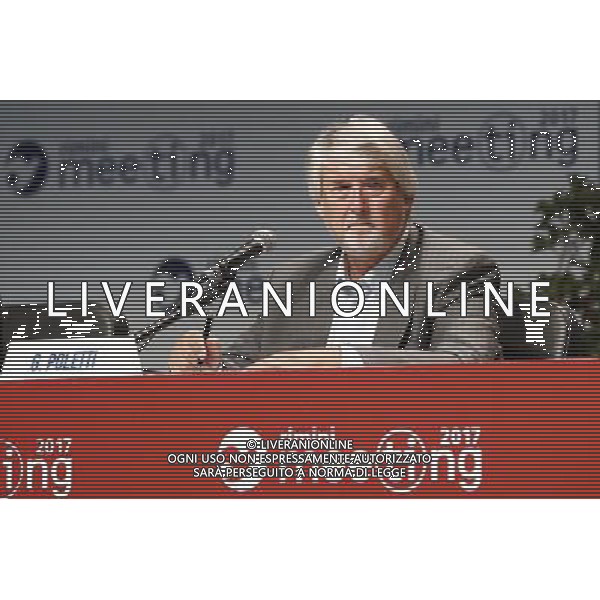 Rimini - XXXVIII Edizione Meeting per l\'Amicizia fra i Popoli 23/08/2017 nella foto: GIULIANO POLETTI Ministro del Lavoro ©Claudio Zamagni/Agenzia Aldo Liverani 