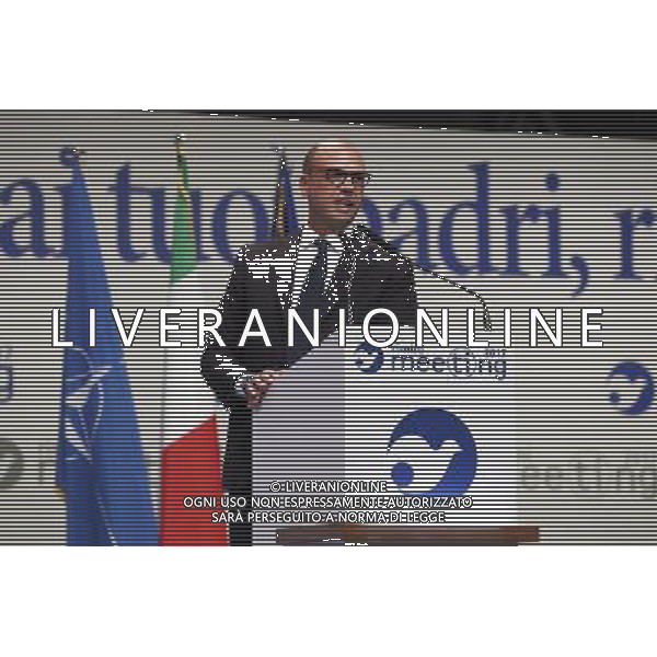 Rimini - XXXVIII Edizione Meeting per l\'Amicizia fra i Popoli 24/08/2017 nella foto: Angelino Alfano Ministro degli affari esteri ©Claudio Zamagni/Agenzia Aldo Liverani 