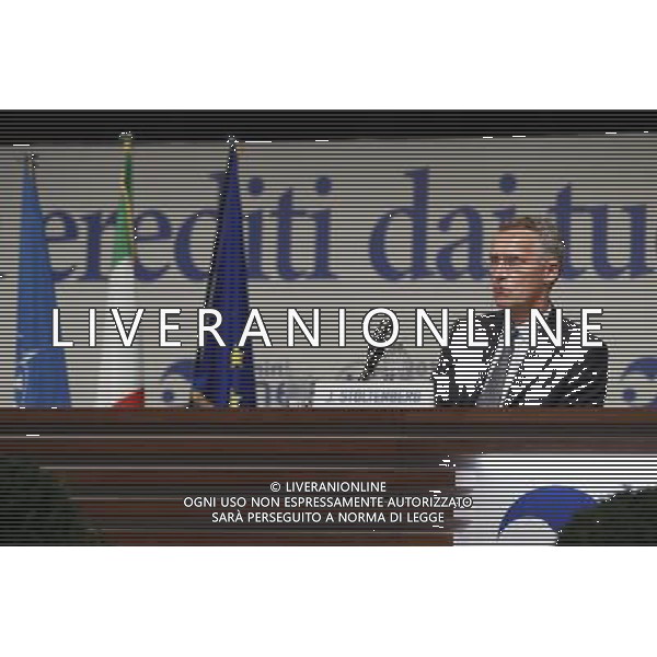 Rimini - XXXVIII Edizione Meeting per l\'Amicizia fra i Popoli 24/08/2017 nella foto:Jens Stoltenberg segretario generale della NATO ©Claudio Zamagni/Agenzia Aldo Liverani 