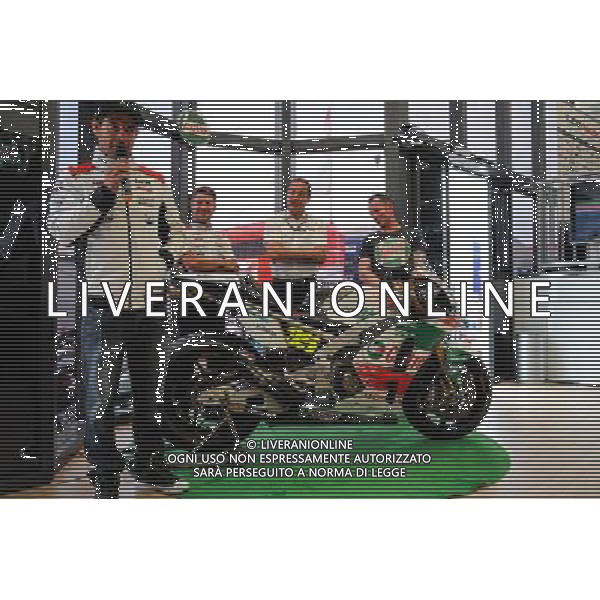 24.08.2017.Silverstone Circuit, Towchester, Gran Bretagna. Lucio Cecchinello e Cal Crutchlow. ©piazzolla /AGENZIA ALDO LIVERANI SAS - Presentazione livrea Honda HRC