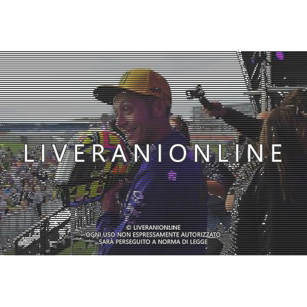 24.08.2017. Circuito di Silverstone Towcester. Valentino Rossi FOTO G. PIAZZOLLA AG ALDO LIVERANI SAS