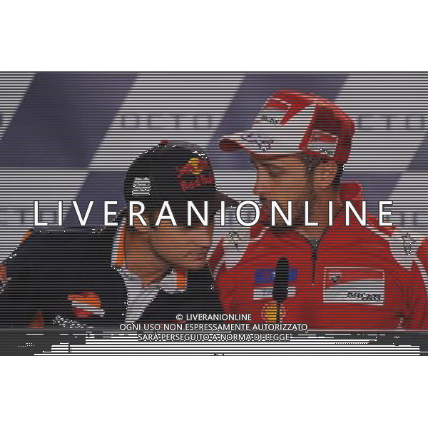 24.08.2017. Circuito di Silverstone, Towcester, Gran Bretagna.Dani Pedrosa e Andrea Dovizioso. FOTO G. PIAZZOLLA-AG ALDO LIVERANI SAS