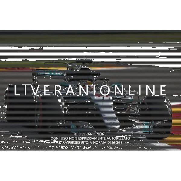 Lewis Hamilton (GBR) Mercedes AMG F1 W08. 25.08.2017. Formula 1 World Championship, Rd 12, Belgian Grand Prix, Spa Francorchamps, Belgium, Practice Day. AG ALDO LIVERANI SAS ONLY ITALY