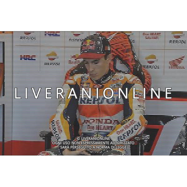 25.08.2017.Circuito di Silverstone, Towcester, Gran Bretagna. Marc Marquez ©Piazzolla /AGENZIA ALDO LIVERANI SAS - Motomondialie Prove Libere Gp Circuito Silverstone, Towchester, Gran Bretagna 25.08.2017