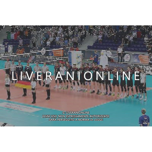 SZCZECIN, AZOTY ARENA 25.08.2017 CEV MISTRZOSTWA EUROPY W PILCE SIATKOWEJ MEZCZYZN LOTTO EUROVOLLEY POLAND 2017 NIEMCY - WLOCHY CEV MENS VOLLEYBALL EUROPEAN CHAMPIONSHIP LOTTO EUROVOLLEY POLAND 2017 NIEMCY - WLOCHY NZ REPREZENTACJA NIEMIECNPODCZAS ODGRYWANIA HYMNU / TEAM OF GERMANY DURING THE ANTHEM FOT. KRZYSZTOF CICHOMSKI / NEWSPIX.PL --- Newspix.pl *** Local Caption *** www.newspix.pl mail us: info@newspix.pl call us: 0048 022 23 22 222 --- Polish Picture Agency by Ringier Axel Springer Poland