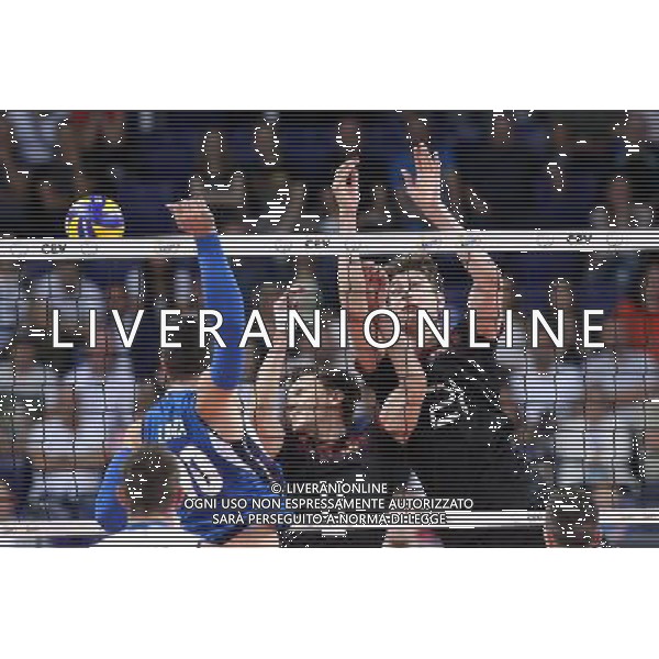 SZCZECIN, AZOTY ARENA 25.08.2017 CEV MISTRZOSTWA EUROPY W PILCE SIATKOWEJ MEZCZYZN LOTTO EUROVOLLEY POLAND 2017 NIEMCY - WLOCHY CEV MENS VOLLEYBALL EUROPEAN CHAMPIONSHIP LOTTO EUROVOLLEY POLAND 2017 NIEMCY - WLOCHY NZ FILIPPO LANZA, LINUS WEBER, TOBIAS KRICK FOT. KRZYSZTOF CICHOMSKI / NEWSPIX.PL --- Newspix.pl *** Local Caption *** www.newspix.pl mail us: info@newspix.pl call us: 0048 022 23 22 222 --- Polish Picture Agency by Ringier Axel Springer Poland