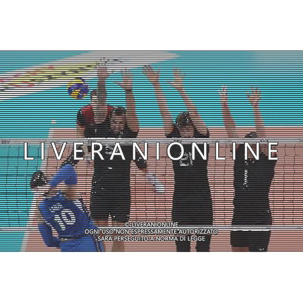 SZCZECIN, AZOTY ARENA 25.08.2017 CEV MISTRZOSTWA EUROPY W PILCE SIATKOWEJ MEZCZYZN LOTTO EUROVOLLEY POLAND 2017 NIEMCY - WLOCHY CEV MENS VOLLEYBALL EUROPEAN CHAMPIONSHIP LOTTO EUROVOLLEY POLAND 2017 NIEMCY - WLOCHY NZ FILIPPO LANZA, GYOERGY GROZER, TOBIAS KRICK, CHRISTIAN FROMM FOT. KRZYSZTOF CICHOMSKI / NEWSPIX.PL --- Newspix.pl *** Local Caption *** www.newspix.pl mail us: info@newspix.pl call us: 0048 022 23 22 222 --- Polish Picture Agency by Ringier Axel Springer Poland