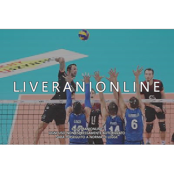 SZCZECIN, AZOTY ARENA 25.08.2017 CEV MISTRZOSTWA EUROPY W PILCE SIATKOWEJ MEZCZYZN LOTTO EUROVOLLEY POLAND 2017 NIEMCY - WLOCHY CEV MENS VOLLEYBALL EUROPEAN CHAMPIONSHIP LOTTO EUROVOLLEY POLAND 2017 NIEMCY - WLOCHY NZ GYOERGY GROZER, FILIPPO LANZA, MATTEO PIANO, SIMONE GIANNELLI FOT. KRZYSZTOF CICHOMSKI / NEWSPIX.PL --- Newspix.pl *** Local Caption *** www.newspix.pl mail us: info@newspix.pl call us: 0048 022 23 22 222 --- Polish Picture Agency by Ringier Axel Springer Poland
