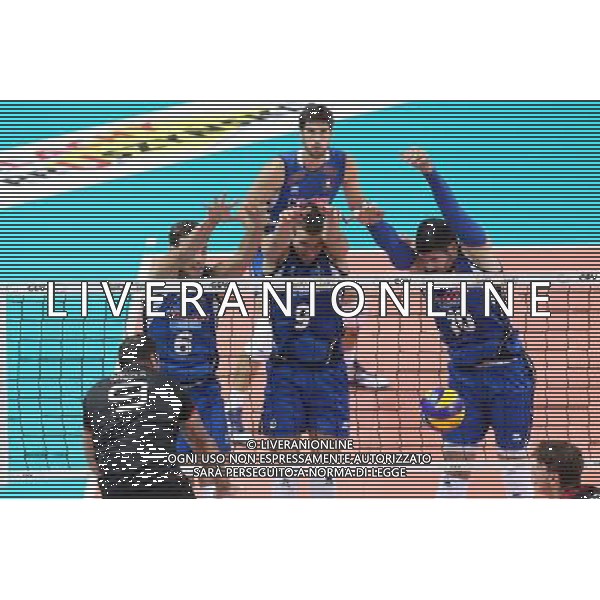 SZCZECIN, AZOTY ARENA 25.08.2017 CEV MISTRZOSTWA EUROPY W PILCE SIATKOWEJ MEZCZYZN LOTTO EUROVOLLEY POLAND 2017 NIEMCY - WLOCHY CEV MENS VOLLEYBALL EUROPEAN CHAMPIONSHIP LOTTO EUROVOLLEY POLAND 2017 NIEMCY - WLOCHY NZ GYOERGY GROZER, SIMONE GIANNELLI, DANIELE MAZZONE, FILIPPO LANZA FOT. KRZYSZTOF CICHOMSKI / NEWSPIX.PL --- Newspix.pl *** Local Caption *** www.newspix.pl mail us: info@newspix.pl call us: 0048 022 23 22 222 --- Polish Picture Agency by Ringier Axel Springer Poland