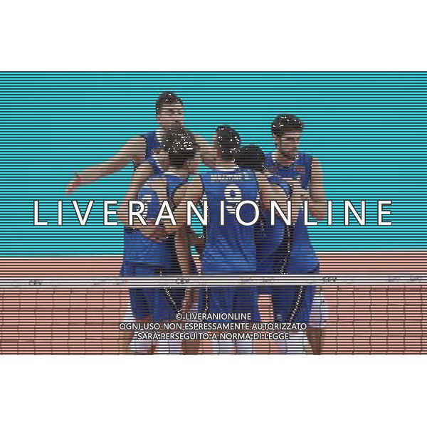 SZCZECIN, AZOTY ARENA 25.08.2017 CEV MISTRZOSTWA EUROPY W PILCE SIATKOWEJ MEZCZYZN LOTTO EUROVOLLEY POLAND 2017 NIEMCY - WLOCHY CEV MENS VOLLEYBALL EUROPEAN CHAMPIONSHIP LOTTO EUROVOLLEY POLAND 2017 NIEMCY - WLOCHY NZ REPREZENTACJA WLOCH PO ZDOBYCIU PUNKTU / TEAM OF ITALY AFTER GAINING THE POINT FOT. KRZYSZTOF CICHOMSKI / NEWSPIX.PL --- Newspix.pl *** Local Caption *** www.newspix.pl mail us: info@newspix.pl call us: 0048 022 23 22 222 --- Polish Picture Agency by Ringier Axel Springer Poland