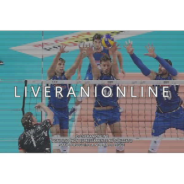 SZCZECIN, AZOTY ARENA 25.08.2017 CEV MISTRZOSTWA EUROPY W PILCE SIATKOWEJ MEZCZYZN LOTTO EUROVOLLEY POLAND 2017 NIEMCY - WLOCHY CEV MENS VOLLEYBALL EUROPEAN CHAMPIONSHIP LOTTO EUROVOLLEY POLAND 2017 NIEMCY - WLOCHY NZ CHRISTIAN FROMM, SIMONE GIANNELLI, MATTEO PIANO, LINUS WEBER FOT. KRZYSZTOF CICHOMSKI / NEWSPIX.PL --- Newspix.pl *** Local Caption *** www.newspix.pl mail us: info@newspix.pl call us: 0048 022 23 22 222 --- Polish Picture Agency by Ringier Axel Springer Poland