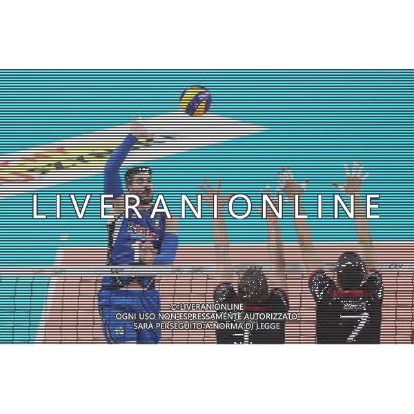 SZCZECIN, AZOTY ARENA 25.08.2017 CEV MISTRZOSTWA EUROPY W PILCE SIATKOWEJ MEZCZYZN LOTTO EUROVOLLEY POLAND 2017 NIEMCY - WLOCHY CEV MENS VOLLEYBALL EUROPEAN CHAMPIONSHIP LOTTO EUROVOLLEY POLAND 2017 NIEMCY - WLOCHY NZ FILIPPO LANZA, CHRISTIAN FROMM, MICHAEL ANDREI FOT. KRZYSZTOF CICHOMSKI / NEWSPIX.PL --- Newspix.pl *** Local Caption *** www.newspix.pl mail us: info@newspix.pl call us: 0048 022 23 22 222 --- Polish Picture Agency by Ringier Axel Springer Poland