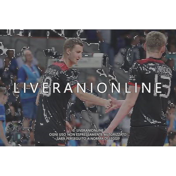 SZCZECIN, AZOTY ARENA 25.08.2017 CEV MISTRZOSTWA EUROPY W PILCE SIATKOWEJ MEZCZYZN LOTTO EUROVOLLEY POLAND 2017 NIEMCY - WLOCHY CEV MENS VOLLEYBALL EUROPEAN CHAMPIONSHIP LOTTO EUROVOLLEY POLAND 2017 NIEMCY - WLOCHY NZ NOAH BAXPOEHLER, SIMON HIRSCH FOT. KRZYSZTOF CICHOMSKI / NEWSPIX.PL --- Newspix.pl *** Local Caption *** www.newspix.pl mail us: info@newspix.pl call us: 0048 022 23 22 222 --- Polish Picture Agency by Ringier Axel Springer Poland