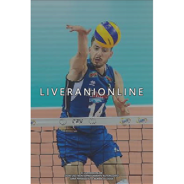 25.08.2017, Szczecin , Wlochy - Niemcy , CEV Mistrzostwa Europy w Pilce Siatkowej mezczyzn Lotto Eurovolley Poland 2017 , Volleyball European Championships Poland 2017 , Germany - Italy , N Z Matteo Piano (ITA) , FOT. Adam Jastrzebowski / newspix.pl --- Newspix.pl *** Local Caption *** www.newspix.pl mail us: info@newspix.pl call us: 0048 022 23 22 222 --- Polish Picture Agency by Ringier Axel Springer Poland