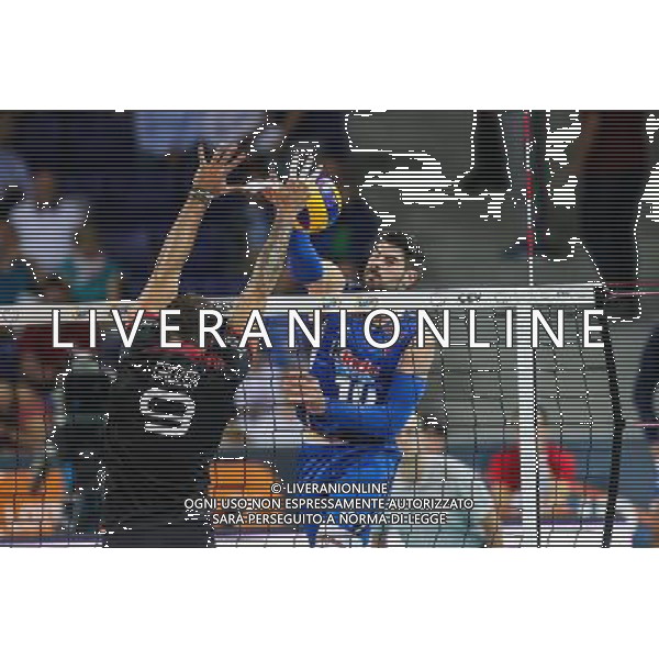 25.08.2017, Szczecin , Wlochy - Niemcy , CEV Mistrzostwa Europy w Pilce Siatkowej mezczyzn Lotto Eurovolley Poland 2017 , Volleyball European Championships Poland 2017 , Germany - Italy , N Z Filippo Lanza (ITA), Gyorgy Grozer (GER) , FOT. Adam Jastrzebowski / newspix.pl --- Newspix.pl *** Local Caption *** www.newspix.pl mail us: info@newspix.pl call us: 0048 022 23 22 222 --- Polish Picture Agency by Ringier Axel Springer Poland