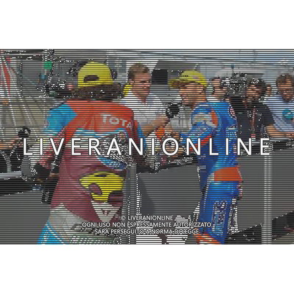 26.08.2017. Circuito di Silverstone, Towcester, Gran Bretagna.Franco Morbidelli e Mattia Pasini ©PIAZZOLLA/AGENZIA ALDO LIVERANI SAS Motomondialie Qualifiche Prove Ufficiali MOTO2 Gp Circuito Silverstone, Towchester, Gran Bretagna 26.08.2017