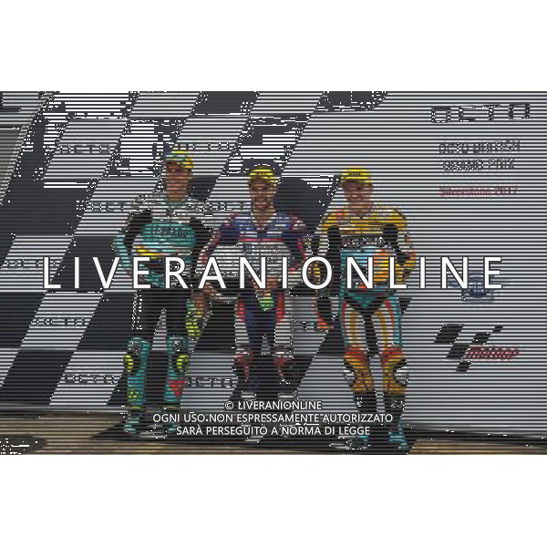 26.08.2017. Circuito di Silverstone, Towcester, Gran Bretagna.Joan Mir, Romano Fenati, Gabriel Rodrigo ©PIAZZOLLA/AGENZIA ALDO LIVERANI SAS - Motomondialie Qualifiche Prove Ufficiali MOTO3 Gp Circuito Silverstone, Towchester, Gran Bretagna 26.08.2017