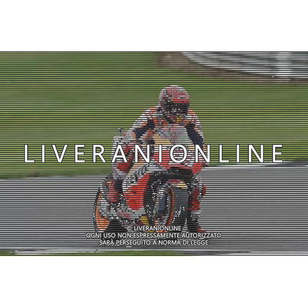 26.08.2017. Circuito di Silverstone, Towcester, Gran Bretagna.Marc Marquez foto g. piazzolla-ag aldo liverani sas