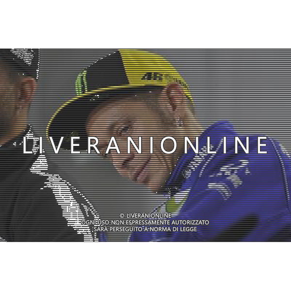 26.08.2017. Circuito di Silverstone, Towcester, Gran Bretagna.Valentino Rossi foto g. piazzolla-ag aldo liverani sas