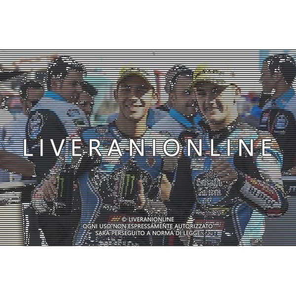 27/08/2017 Circuito Silverstone, Towcester, Gran Bretagna. Enea ni e Aron Canet e Enea Bastiani FOTO G.PIAZZOLLA-AG ALDO LIVERANI SAS