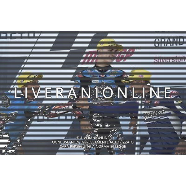 27/08/2017 Circuito Silverstone, Towcester, Gran Bretagna. Enea Bastianini e Jorge Martin FOTO G.PIAZZOLLA-AG ALDO LIVERANI SAS