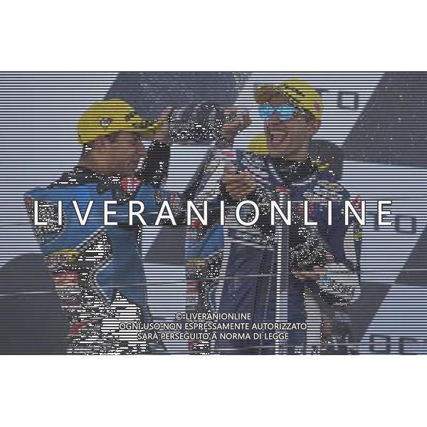 27/08/2017 Circuito Silverstone, Towcester, Gran Bretagna. Jorge Martin e Enea Bastianini FOTO G.PIAZZOLLA-AG ALDO LIVERANI SAS