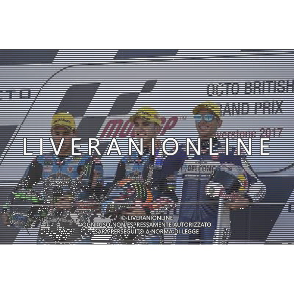 27/08/2017 Circuito Silverstone, Towcester, Gran Bretagna. Jorge Martin Aron Canet e Enea Bastianini FOTO G.PIAZZOLLA-AG ALDO LIVERANI SAS