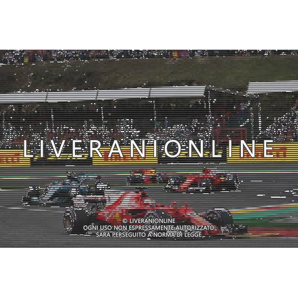 Sebastian Vettel (GER) Ferrari SF70H. 27.08.2017. Formula 1 World Championship, Rd 12, Belgian Grand Prix, Spa Francorchamps, Belgium, Race Day. / AGENZIA ALDO LIVERANI SAS - ITALY ONLY EDITORIAL USE ONLY