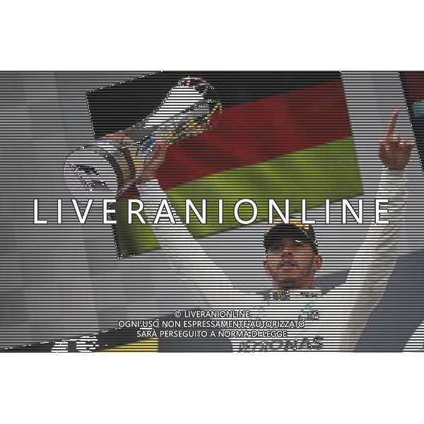 Lewis Hamilton (GBR) Mercedes AMG F1 W08. 27.08.2017. Formula 1 World Championship, Rd 12, Belgian Grand Prix, Spa Francorchamps, Belgium, Race Day. / AGENZIA ALDO LIVERANI SAS - ITALY ONLY EDITORIAL USE ONLY