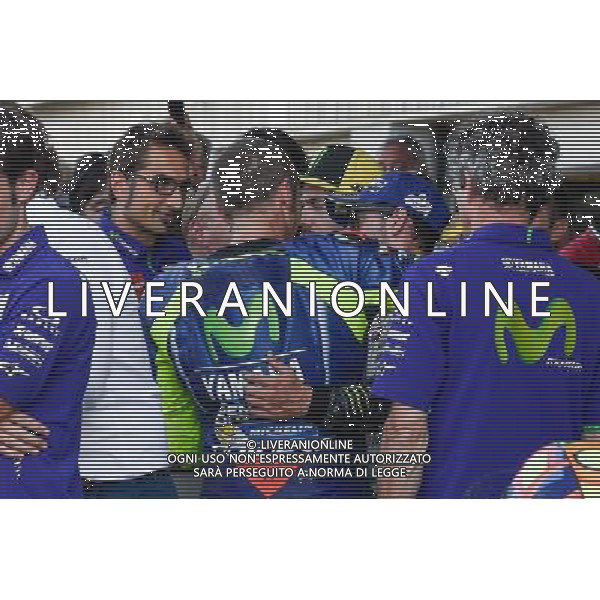 27.08.2017Circuito di Silverstone, Towcester, Gran Bretagna.Valentino Rossi e Cal Crutchlow FOTO G. PIAZZOLLA-AG ALDO LIVERANI SAS