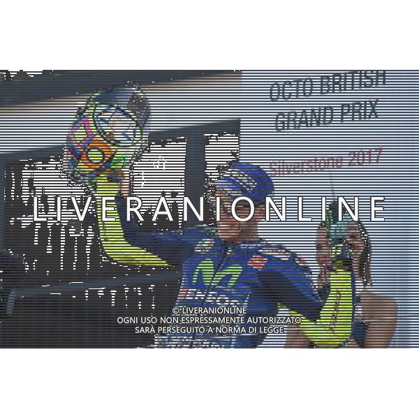 27.08.2017Circuito di Silverstone, Towcester, Gran Bretagna.Valentino Rossi FOTO G. PIAZZOLLA-AG ALDO LIVERANI SAS