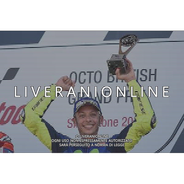 27.08.2017Circuito di Silverstone, Towcester, Gran Bretagna.Valentino Rossi FOTO G. PIAZZOLLA-AG ALDO LIVERANI SAS