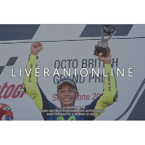 27.08.2017Circuito di Silverstone, Towcester, Gran Bretagna.Valentino Rossi FOTO G. PIAZZOLLA-AG ALDO LIVERANI SAS
