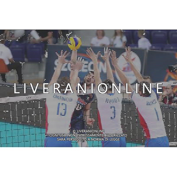 SZCZECIN, AZOTY ARENA 27.08.2017 CEV MISTRZOSTWA EUROPY W PILCE SIATKOWEJ MEZCZYZN LOTTO EUROVOLLEY POLAND 2017 SLOWACJA - WLOCHY CEV MENS VOLLEYBALL EUROPEAN CHAMPIONSHIP LOTTO EUROVOLLEY POLAND 2017 SLOWACJA - WLOCHY NZ STEFAN CHRTIANSKY JR, FILIPPO LANZA, EMANUEL KOHUT, MILAN BENCZ FOT. KRZYSZTOF CICHOMSKI / NEWSPIX.PL --- Newspix.pl AG ALDO LIVERANI SAS *** Local Caption *** www.newspix.pl mail us: info@newspix.pl call us: 0048 022 23 22 222 --- Polish Picture Agency by Ringier Axel Springer Poland