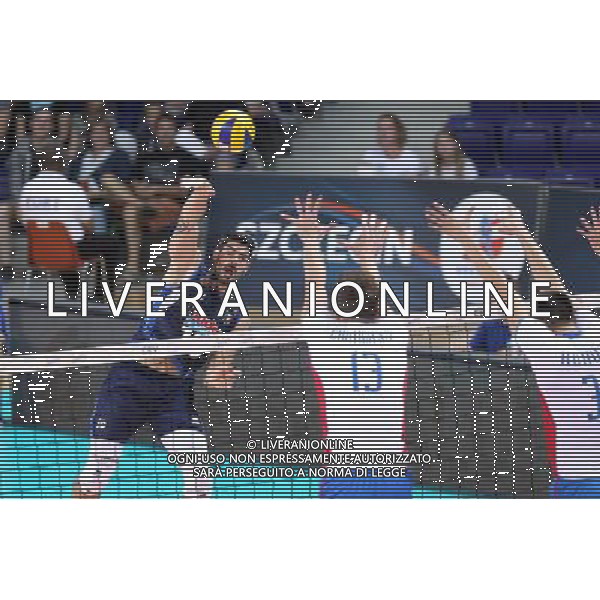 SZCZECIN, AZOTY ARENA 27.08.2017 CEV MISTRZOSTWA EUROPY W PILCE SIATKOWEJ MEZCZYZN LOTTO EUROVOLLEY POLAND 2017 SLOWACJA - WLOCHY CEV MENS VOLLEYBALL EUROPEAN CHAMPIONSHIP LOTTO EUROVOLLEY POLAND 2017 SLOWACJA - WLOCHY NZ FILIPPO LANZA, STEFAN CHRTIANSKY JR, EMANUEL KOHUT FOT. KRZYSZTOF CICHOMSKI / NEWSPIX.PL --- Newspix.pl AG ALDO LIVERANI SAS *** Local Caption *** www.newspix.pl mail us: info@newspix.pl call us: 0048 022 23 22 222 --- Polish Picture Agency by Ringier Axel Springer Poland