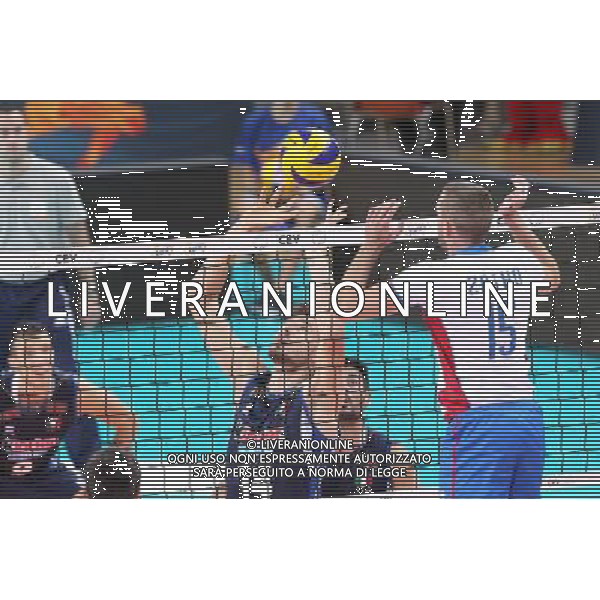 SZCZECIN, AZOTY ARENA 27.08.2017 CEV MISTRZOSTWA EUROPY W PILCE SIATKOWEJ MEZCZYZN LOTTO EUROVOLLEY POLAND 2017 SLOWACJA - WLOCHY CEV MENS VOLLEYBALL EUROPEAN CHAMPIONSHIP LOTTO EUROVOLLEY POLAND 2017 SLOWACJA - WLOCHY NZ MATTEO PIANO, JURAJ ZATKO FOT. KRZYSZTOF CICHOMSKI / NEWSPIX.PL --- Newspix.pl AG ALDO LIVERANI SAS *** Local Caption *** www.newspix.pl mail us: info@newspix.pl call us: 0048 022 23 22 222 --- Polish Picture Agency by Ringier Axel Springer Poland