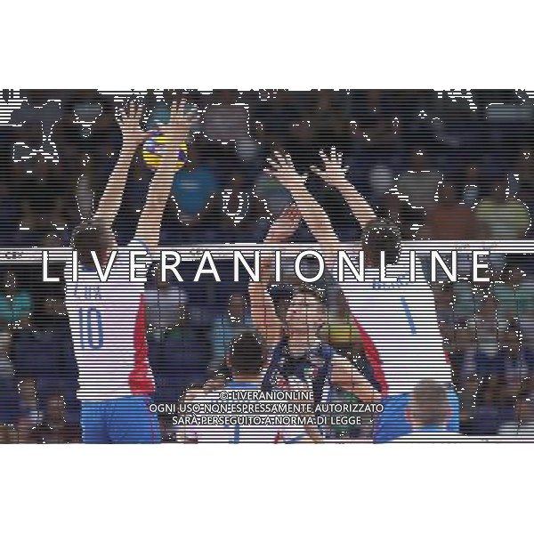 SZCZECIN, AZOTY ARENA 27.08.2017 CEV MISTRZOSTWA EUROPY W PILCE SIATKOWEJ MEZCZYZN LOTTO EUROVOLLEY POLAND 2017 SLOWACJA - WLOCHY CEV MENS VOLLEYBALL EUROPEAN CHAMPIONSHIP LOTTO EUROVOLLEY POLAND 2017 SLOWACJA - WLOCHY NZ MARCEL LUX, OLEG ANTONOV, MILAN BENCZ FOT. KRZYSZTOF CICHOMSKI / NEWSPIX.PL --- Newspix.pl AG ALDO LIVERANI SAS *** Local Caption *** www.newspix.pl mail us: info@newspix.pl call us: 0048 022 23 22 222 --- Polish Picture Agency by Ringier Axel Springer Poland