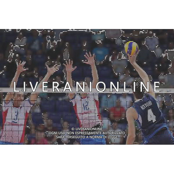 SZCZECIN, AZOTY ARENA 27.08.2017 CEV MISTRZOSTWA EUROPY W PILCE SIATKOWEJ MEZCZYZN LOTTO EUROVOLLEY POLAND 2017 SLOWACJA - WLOCHY CEV MENS VOLLEYBALL EUROPEAN CHAMPIONSHIP LOTTO EUROVOLLEY POLAND 2017 SLOWACJA - WLOCHY NZ EMANUEL KOHUT, MATEJ PATAK, LUCA VETTORI FOT. KRZYSZTOF CICHOMSKI / NEWSPIX.PL --- Newspix.pl AG ALDO LIVERANI SAS *** Local Caption *** www.newspix.pl mail us: info@newspix.pl call us: 0048 022 23 22 222 --- Polish Picture Agency by Ringier Axel Springer Poland