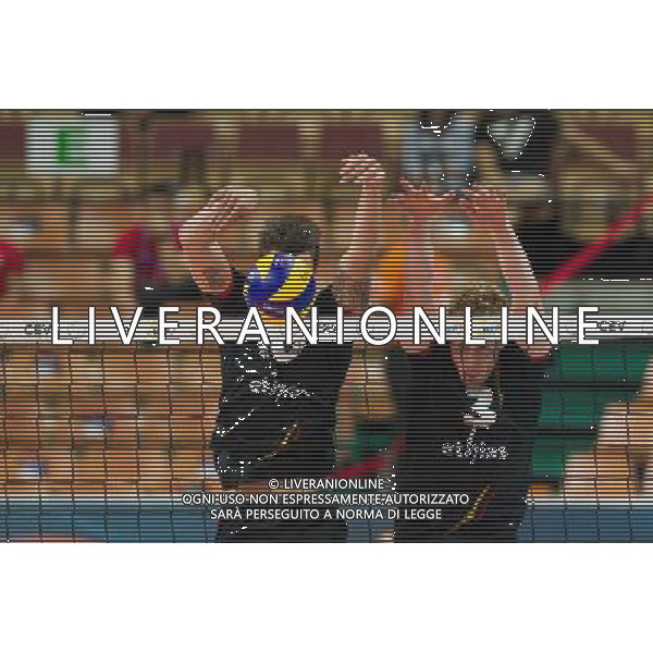 KATOWICE 27.08.2017 SPORT SIATKOWKA CEV MISTRZOSTWA EUROPY W PILCE SIATKOWEJ MEZCZYZN LOTTO EUROVOLLEY POLAND 2017 CEV VOLLEYBALL EUROPEAN CHAMPIONSHIP MEN BELGIUM - TURKEY BELGIA - TURCJA NZ. SIMON VAN DE VOORDE (BEL) SAM DEROO (BEL) FOT. MICHAL CHWIEDUK / FOKUSMEDIA.COM.PL/NEWSPIX.PL --- Newspix.pl AG ALDO LIVERANI SAS *** Local Caption *** www.newspix.pl mail us: info@newspix.pl call us: 0048 022 23 22 222 --- Polish Picture Agency by Ringier Axel Springer Poland