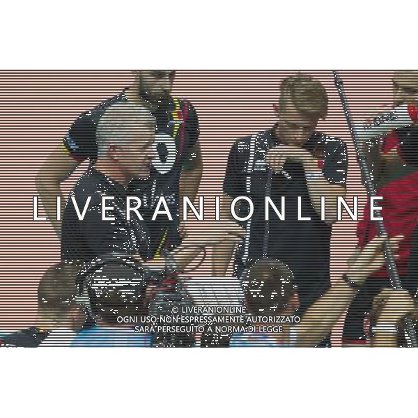 KATOWICE 27.08.2017 SPORT SIATKOWKA CEV MISTRZOSTWA EUROPY W PILCE SIATKOWEJ MEZCZYZN LOTTO EUROVOLLEY POLAND 2017 CEV VOLLEYBALL EUROPEAN CHAMPIONSHIP MEN BELGIUM - TURKEY BELGIA - TURCJA NZ. VITAL HEYNEN TRENER HEAD COACH (BEL) FOT. MICHAL CHWIEDUK / FOKUSMEDIA.COM.PL/NEWSPIX.PL --- Newspix.pl AG ALDO LIVERANI SAS