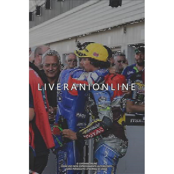 27.08.2017. Circuito di Silverstone, Towcester, Gran Bretagna.Mattia Pasini e Franco Morbidelli FOTO G.PIAZZOLLA-AG ALDO LIVERANI SAS