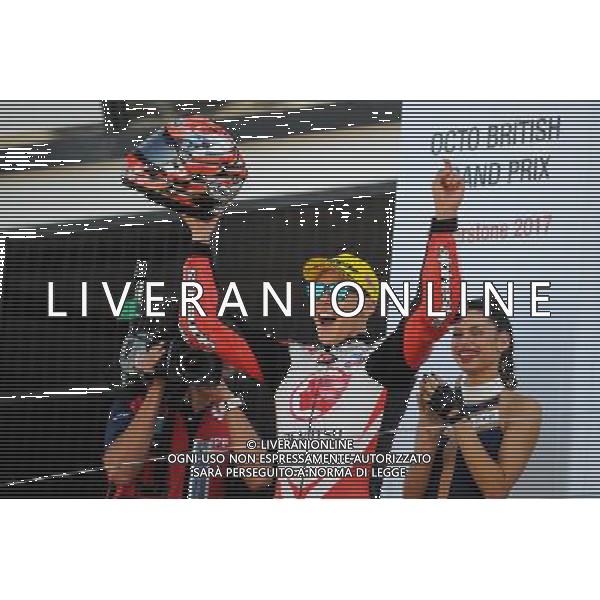 27.08.2017. Circuito di Silverstone, Towcester, Gran Bretagna.Takaaka Nakagami FOTO G.PIAZZOLLA-AG ALDO LIVERANI SAS