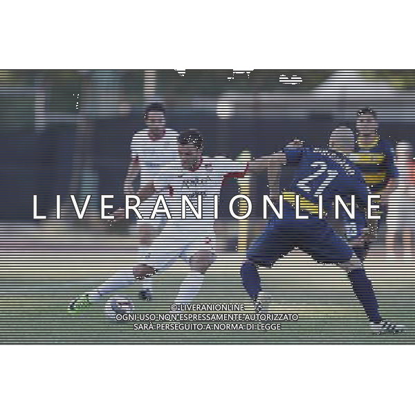 Santarcangelo - Pordenone Campionato di calcio Serie C girone B 27/08/2017 nella foto: Misuraca Gianvito Sirignano Ciro Oreste ©Claudio Zamagni/Agenzia Aldo Liverani 