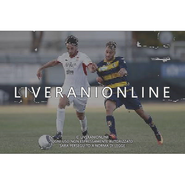 Santarcangelo - Pordenone Campionato di calcio Serie C girone B 27/08/2017 nella foto: Formiconi Giovanni Palmieri Federico ©Claudio Zamagni/Agenzia Aldo Liverani 